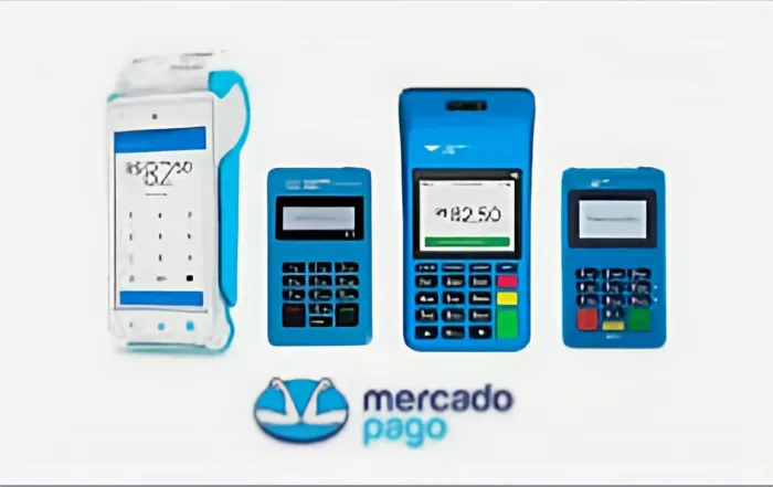 Máquina de cartão de crédito e débito mercado pago