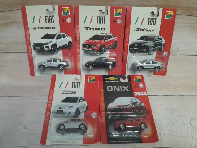 Miniatura Carros Fiat Chevrolet Coleção 