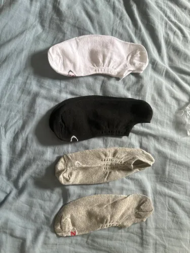 Kit com 3 pares de meia branca, preta e cinza 39 ao 42