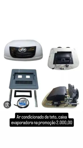 Ar condicionado de teto elétrico 12v e 24v