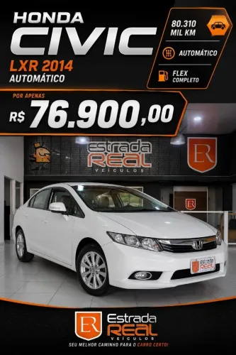 Honda Civic Sedan LXR 2.0 Flexone 16V Aut. 4P 2014