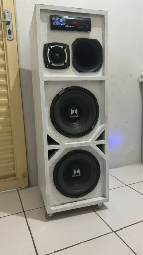 CAIXA DE SOM POTENTE - COMPLETA