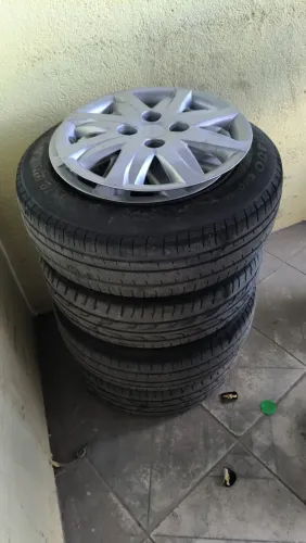 aro 14 volks pneus meia vida