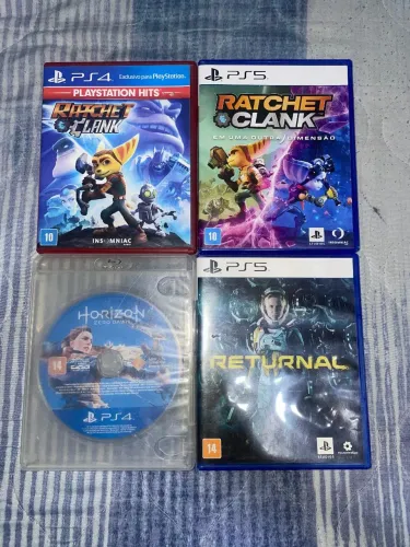 JOGOS PS5 e PS4