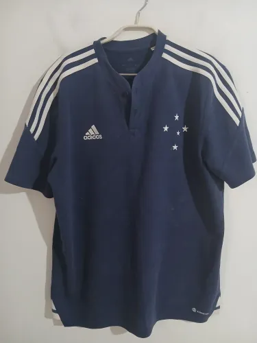 Camisa polo do cruzeiro adidas viagem 2022 original g