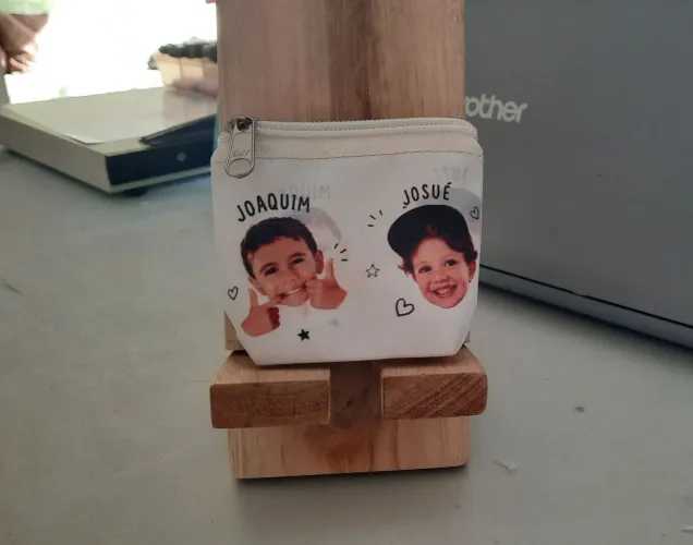 Mini porta moedas personalizado