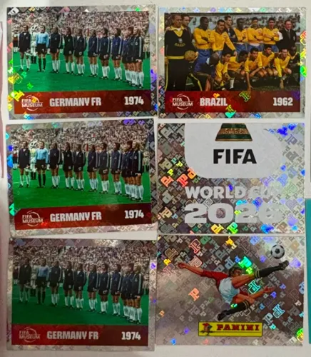 Figurinhas Copa do Mundo 2026 - Normais - Brilhantes - Coca-Cola