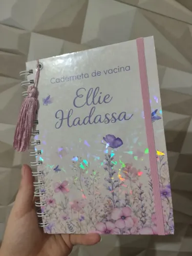 Caderneta de vacina e agenda personalizada