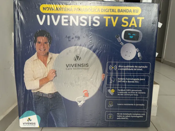 Antena Parabólica Digital Vivensis TV SAT - Nova
