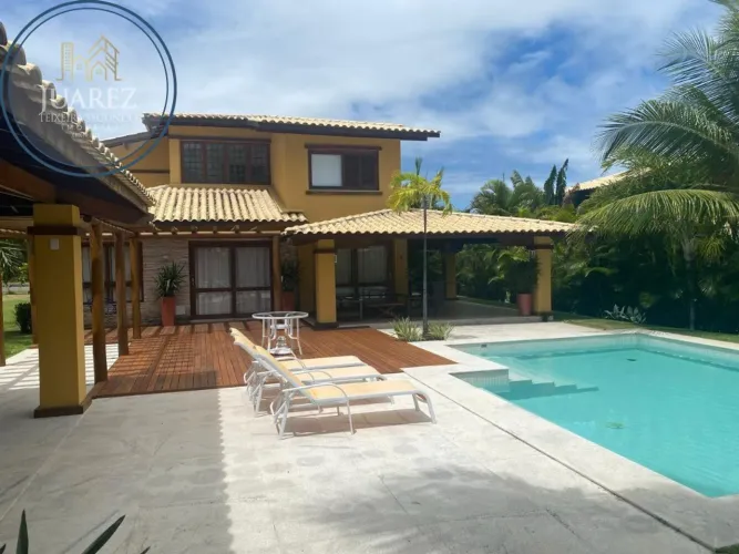 Casa no Condomínio Alto das Bromélias na Reserva Imbassaí com 4 suítes alto padrão!
