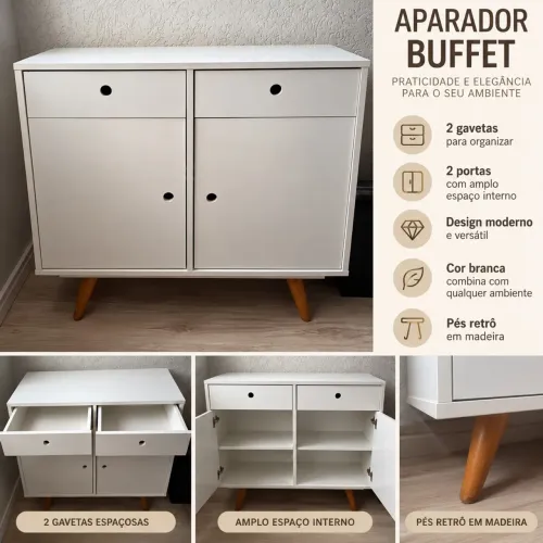 Promoção de balcão buffet 80cm