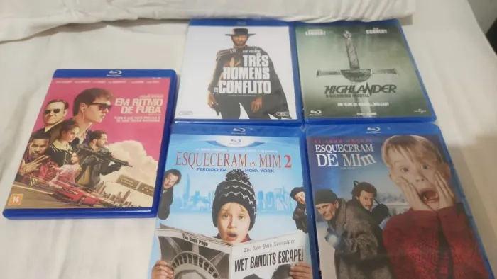 5 Blu-ray para o Marcelo
