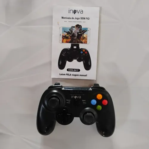 Controle Sem Fio Bluetooth Inova CON-8417 p/ Celular Android, iOS e PC