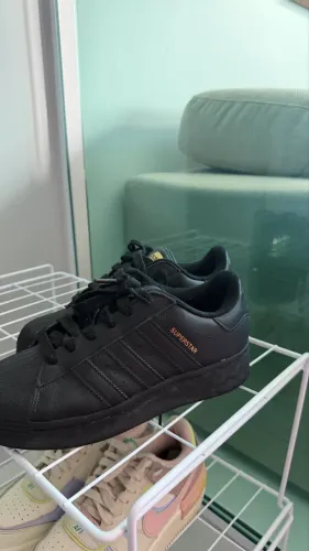 Tênis adidas superstar preto T37 ORIGINAL