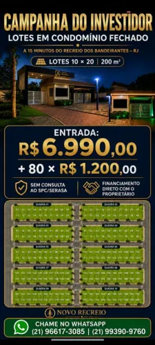Vendo lote 10x20