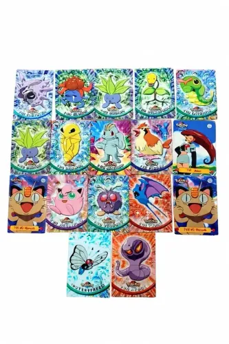 Coleção Pokémon Topps lote com 17 unidades raras