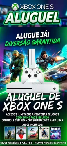 Aluga-se e Xbox One s 