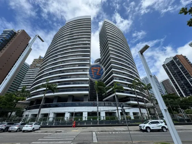 APARTAMENTO MOBILIADO COM VISTA MAR | 45,40m² | PORTEIRA FECHADA