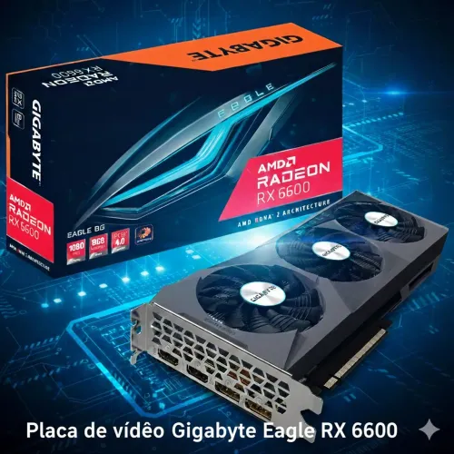 Placa de vídeo Gigabyte Eagle RX 6600 8gb