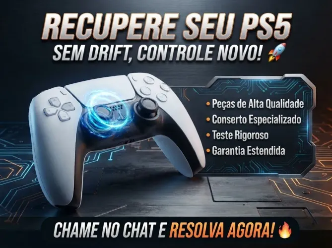 Conserto de Controle PS5 - Troca de Analógico / Resolva o Drift