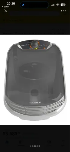 Tanquinho de lavar roupa Colormaq 6kg Semi-Automatica Prata 220V