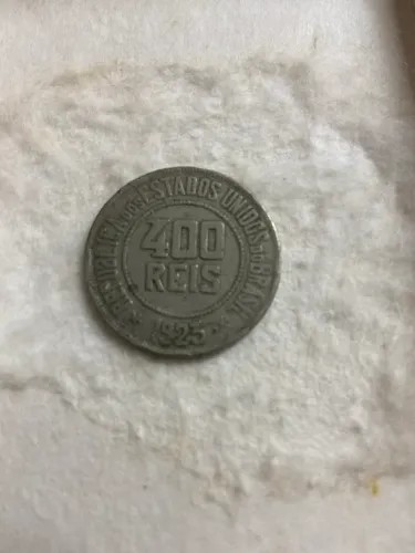 Moeda 400 Reis 1923 Cuproníquel