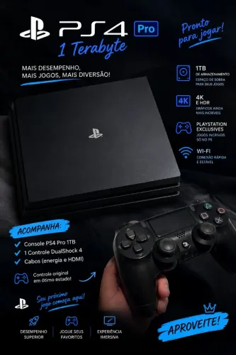 Ps4 pro 1 tera