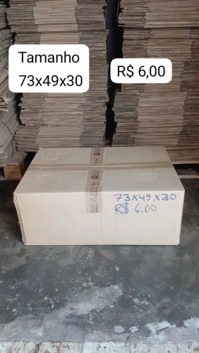 Caixa de papelao GG na promoção 