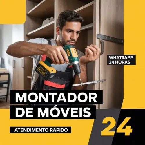 Montador de móveis. Serviço rápido, seguro e eficiente.