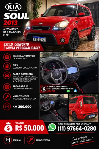 Kia Motors Soul 1.6/ 1.6 16V Flex Aut. 2013