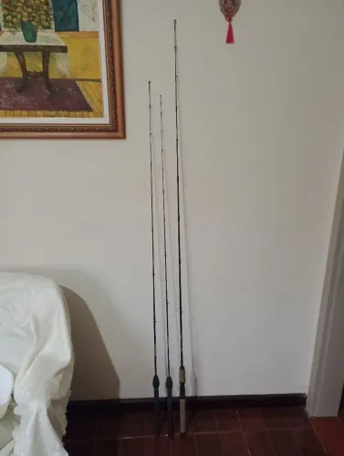2 varas de pesca carbono sólido M.Sports Evolution