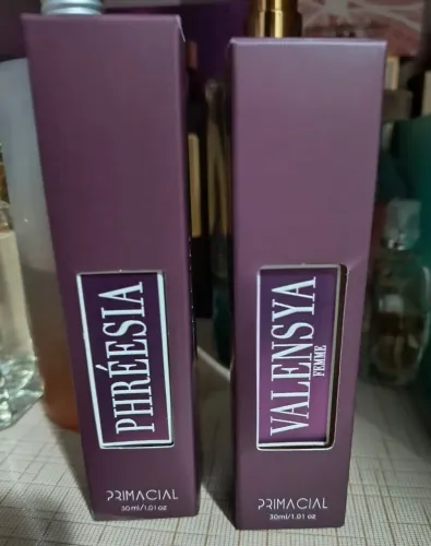 2 perfumes Primacial Phréesia e Valensya