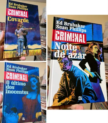 Criminal Covarde, Criminal noite de azar e criminal o último dos inocentes Ed Brubaker