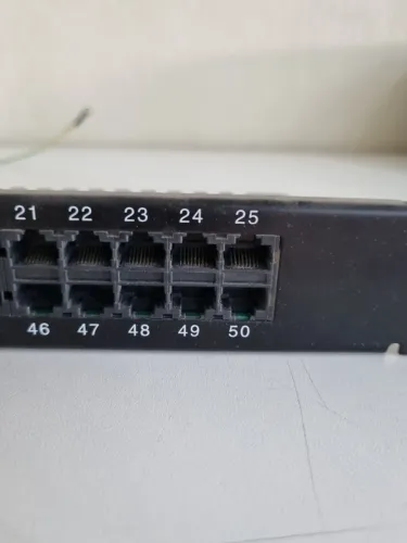 Voice Panel patch panel telefônico AD Connect 50 portas