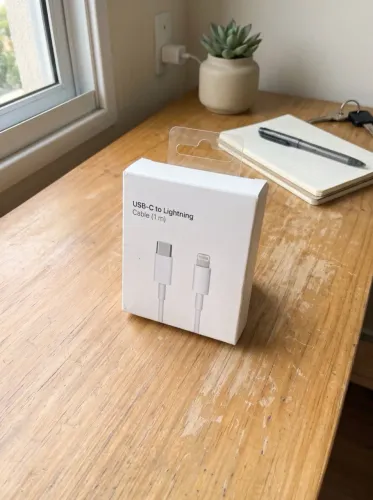 Cabo para iPhone USB-C para Lightning 1 metro