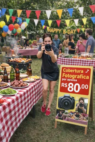 Cibertura fotográfica a partor de R$80,00