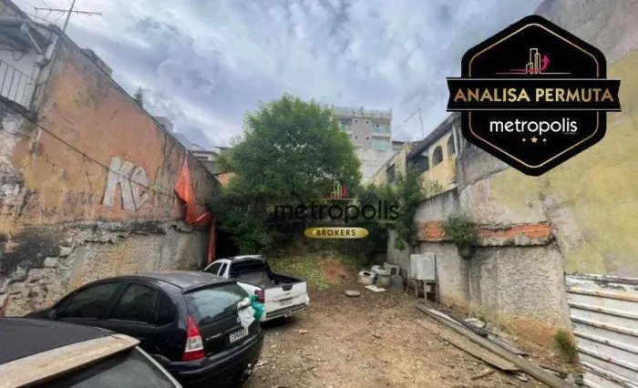 Terreno à venda, 360 m² por R$ 1.280.000,00 - Bangu - Santo André/SP