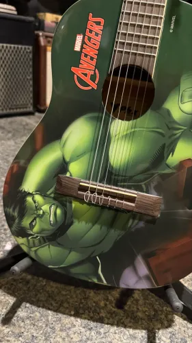Violão Infantil Reguladinho HULK