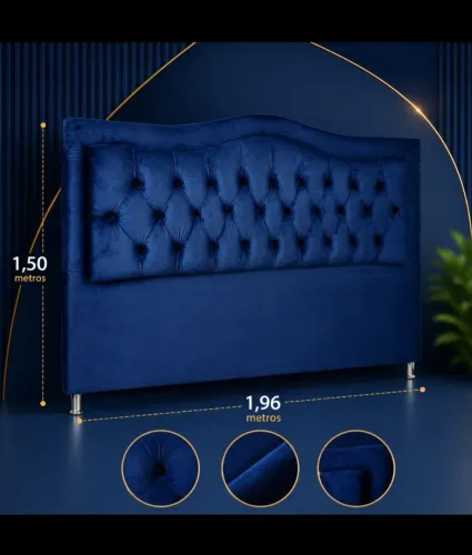 Cabeceira Super King Nova tamanho 1,96 X 1,50 ENTREGAMOS APROVEITE