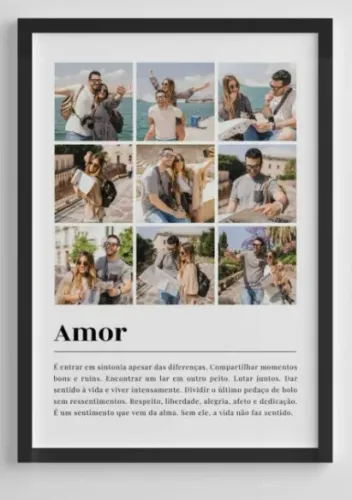 Quadros personalizados.