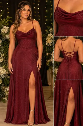 Vestido feminino de festa