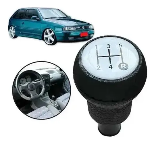 Manopla Câmbio Gol Gti Bola G2 Preto