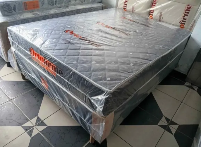 Cama box casal de molas ensacadas individualmente 