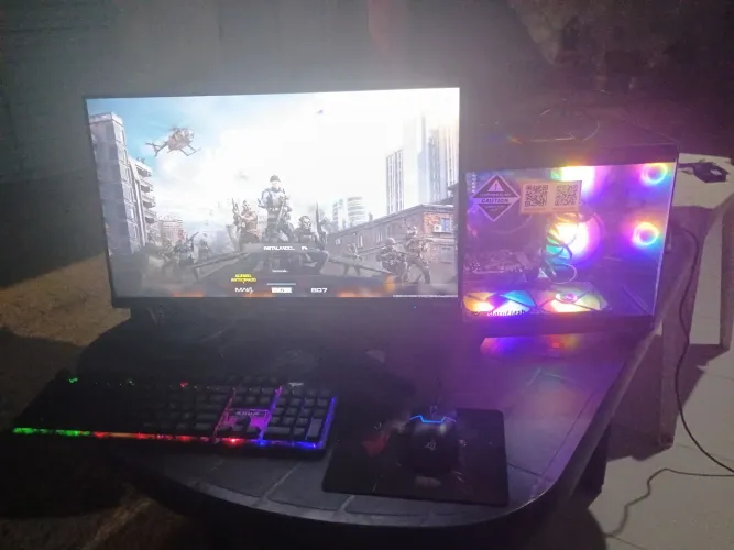 PC gamer Ryzen 7 5700x e placa de video