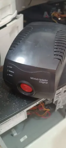 Módulo isolador funcionando