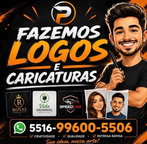 LOGOMARCA E CARICATURA