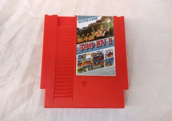 Cartucho Com 500 Jogos Para Nintendinho Padrão 72 Pinos