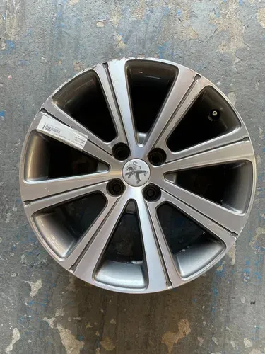 Roda Avulsa Aro 17 Peugeot 408 2014 2015 2016 Prateado