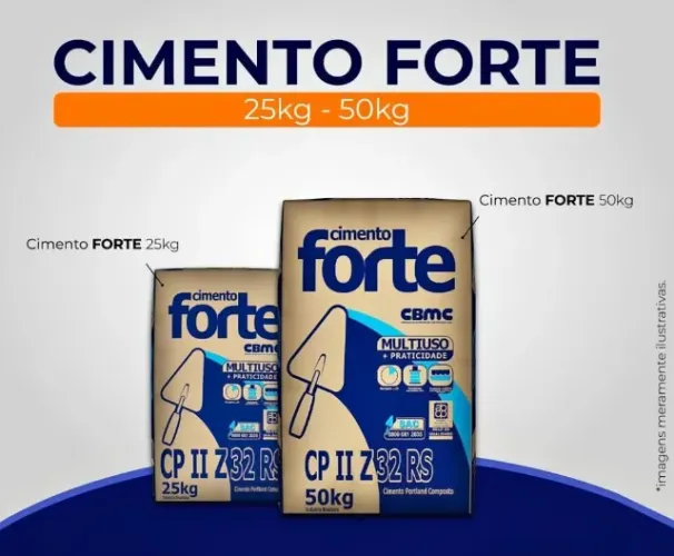 Cimento forte 50kg CPll - PARA RETIRADA