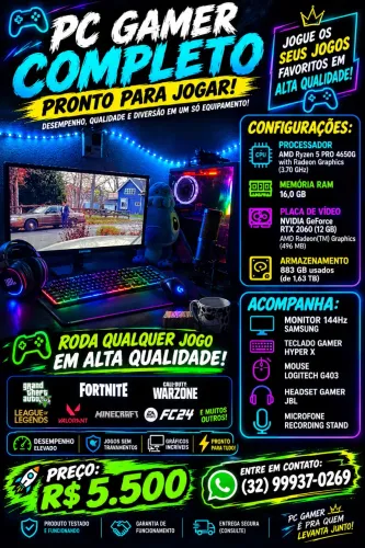 Pc Gamer Completo